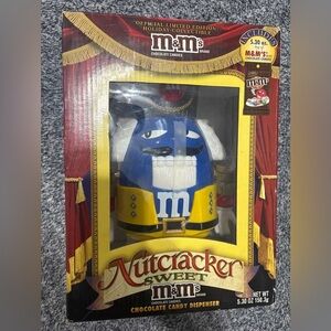 New M&M'S Nutcracker Sweet Blue and Yellow Toy / Limited Edition /  Christmas